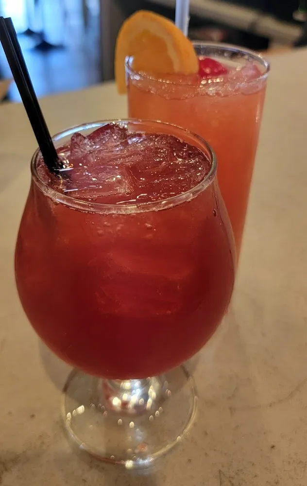Campfire and Peach Beach Cocktails